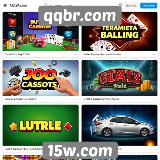 Interface amigável do qqbr.com facilita acesso a jogos